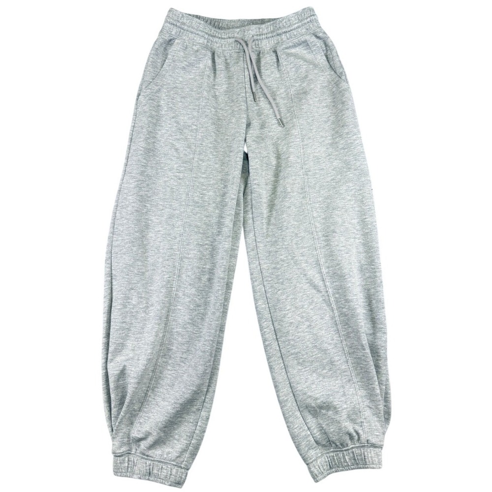 Scoop Womens Heather Gray Seam Front Jogger Sweatpants XS High Rise SC018725